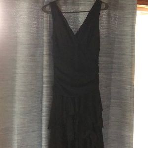 Gorgeous black maternity dress!